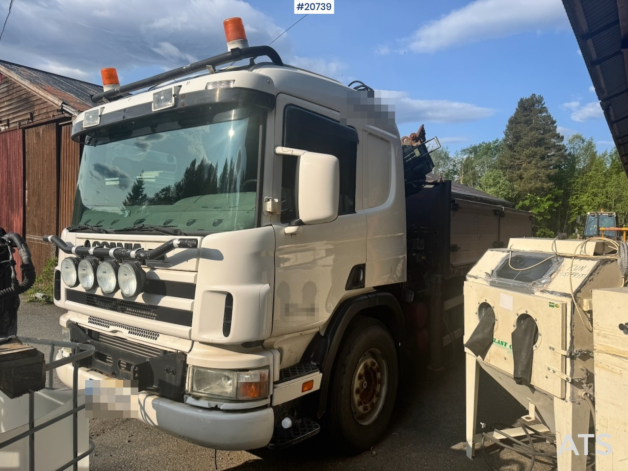 Грузовик бортовой/ Платформа, Автоманипулятор Scania P124: фото 6