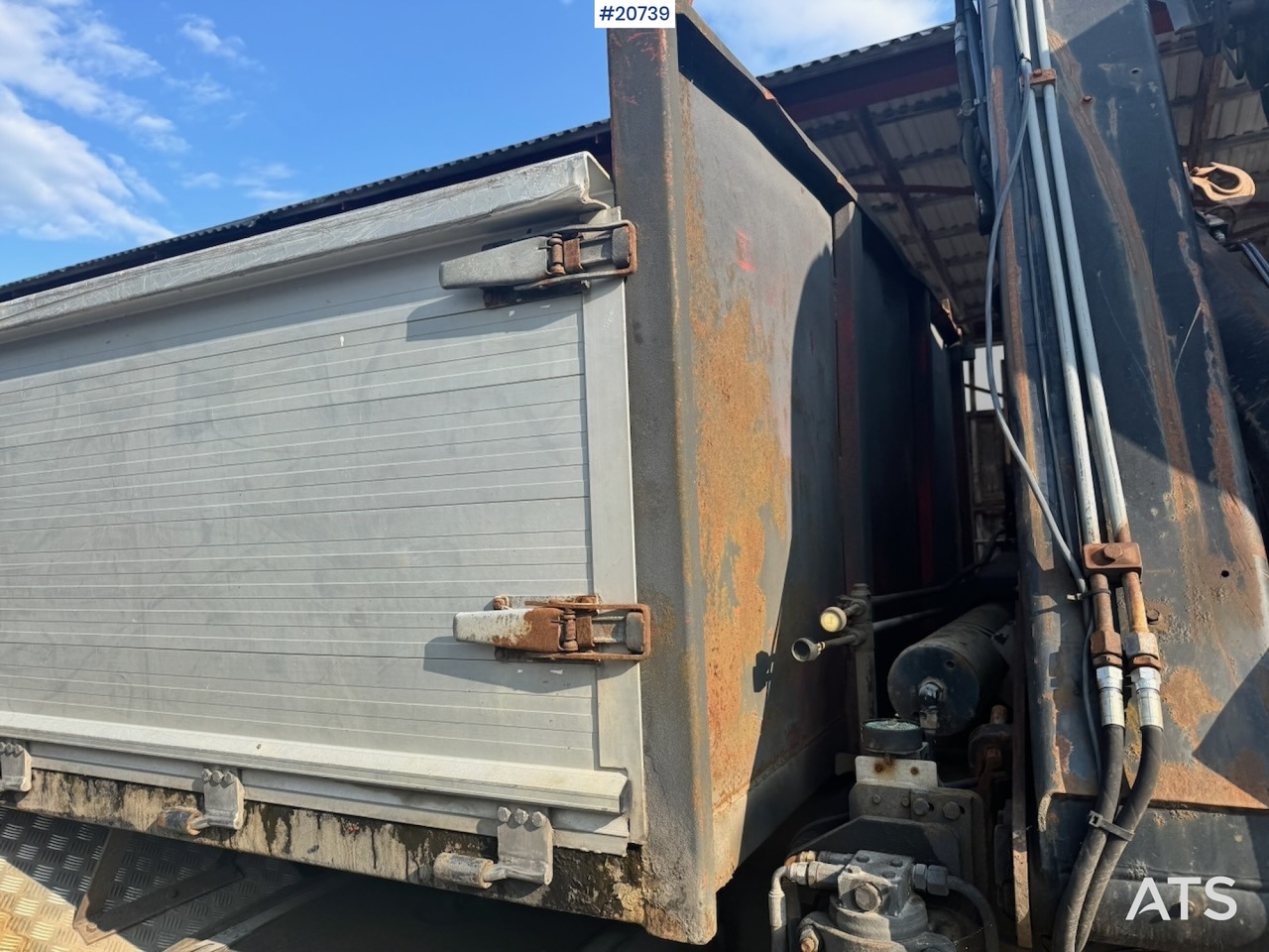 Грузовик бортовой/ Платформа, Автоманипулятор Scania P124: фото 34