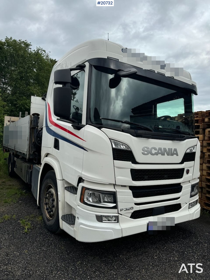 Scania P320 - Грузовик бортовой/ Платформа, Автоманипулятор: фото 1 Scania P320 - Грузовик бортовой/ Платформа, Автоманипулятор: фото 1