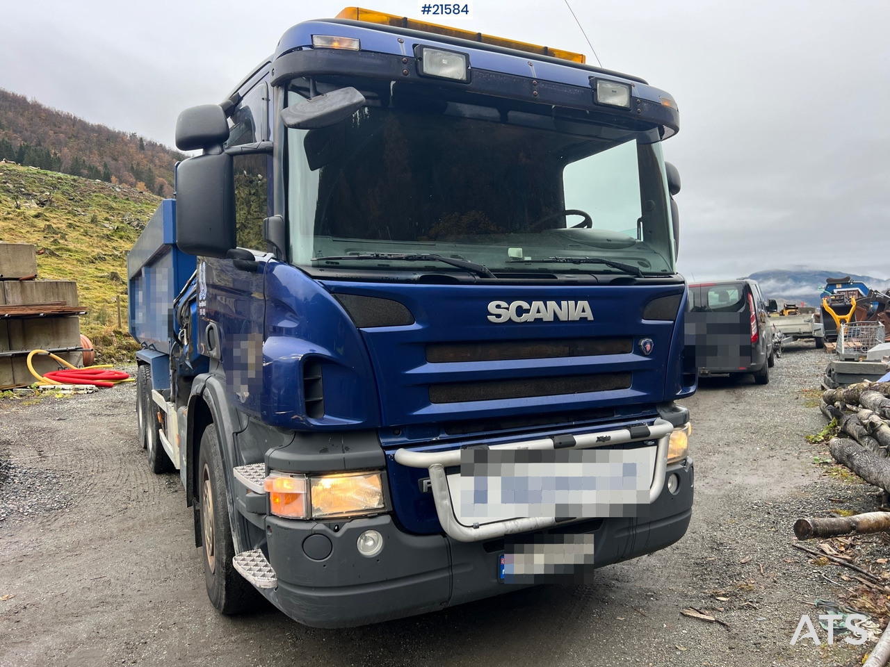 Scania P380 6x2 kranbil m/tipp, m/14t/ og m/Hiab kran - Автоманипулятор: фото 4 Scania P380 6x2 kranbil m/tipp, m/14t/ og m/Hiab kran - Автоманипулятор: фото 4