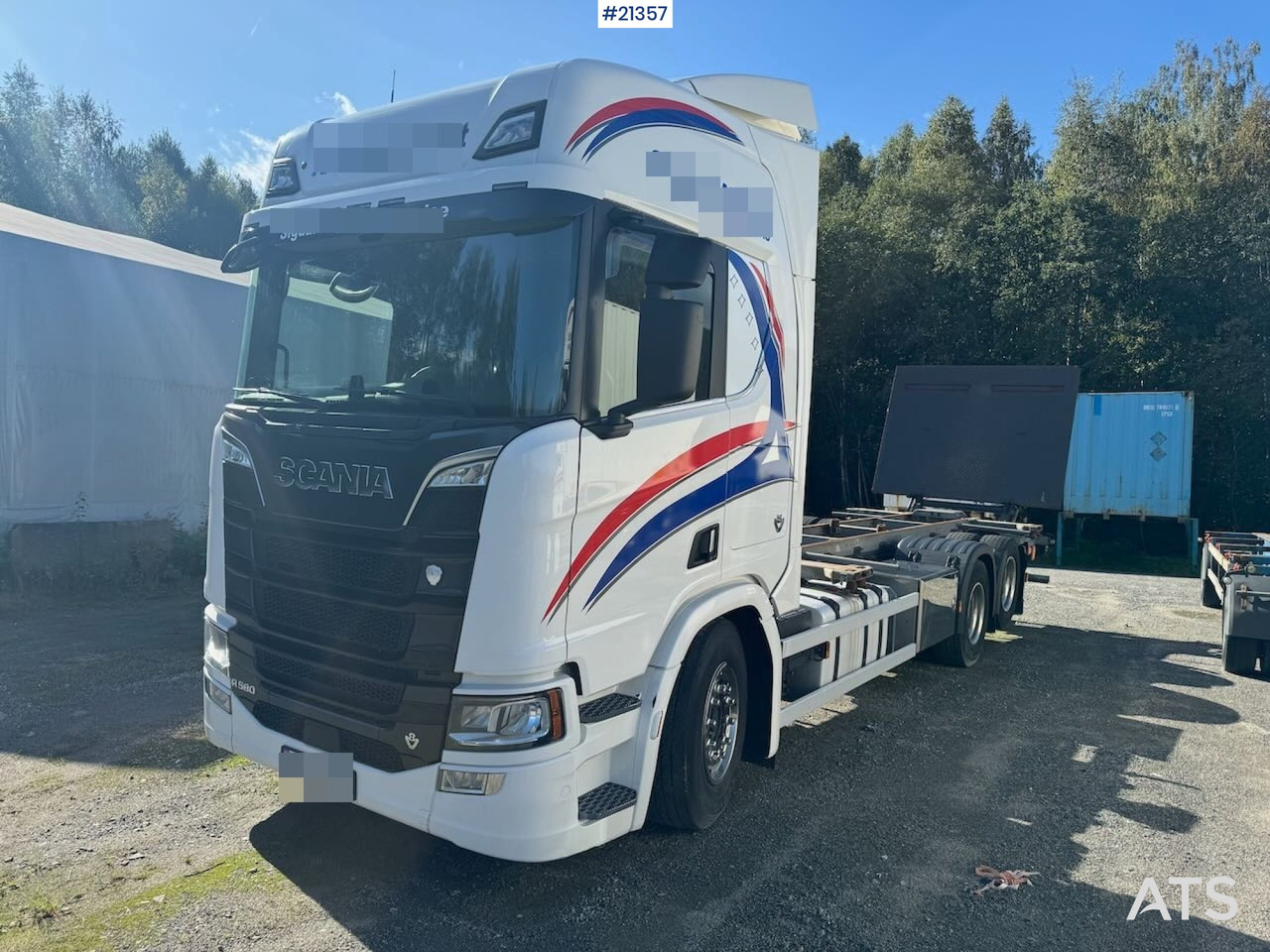 Scania R580 - Грузовик-контейнеровоз/ Сменный кузов: фото 1 Scania R580 - Грузовик-контейнеровоз/ Сменный кузов: фото 1