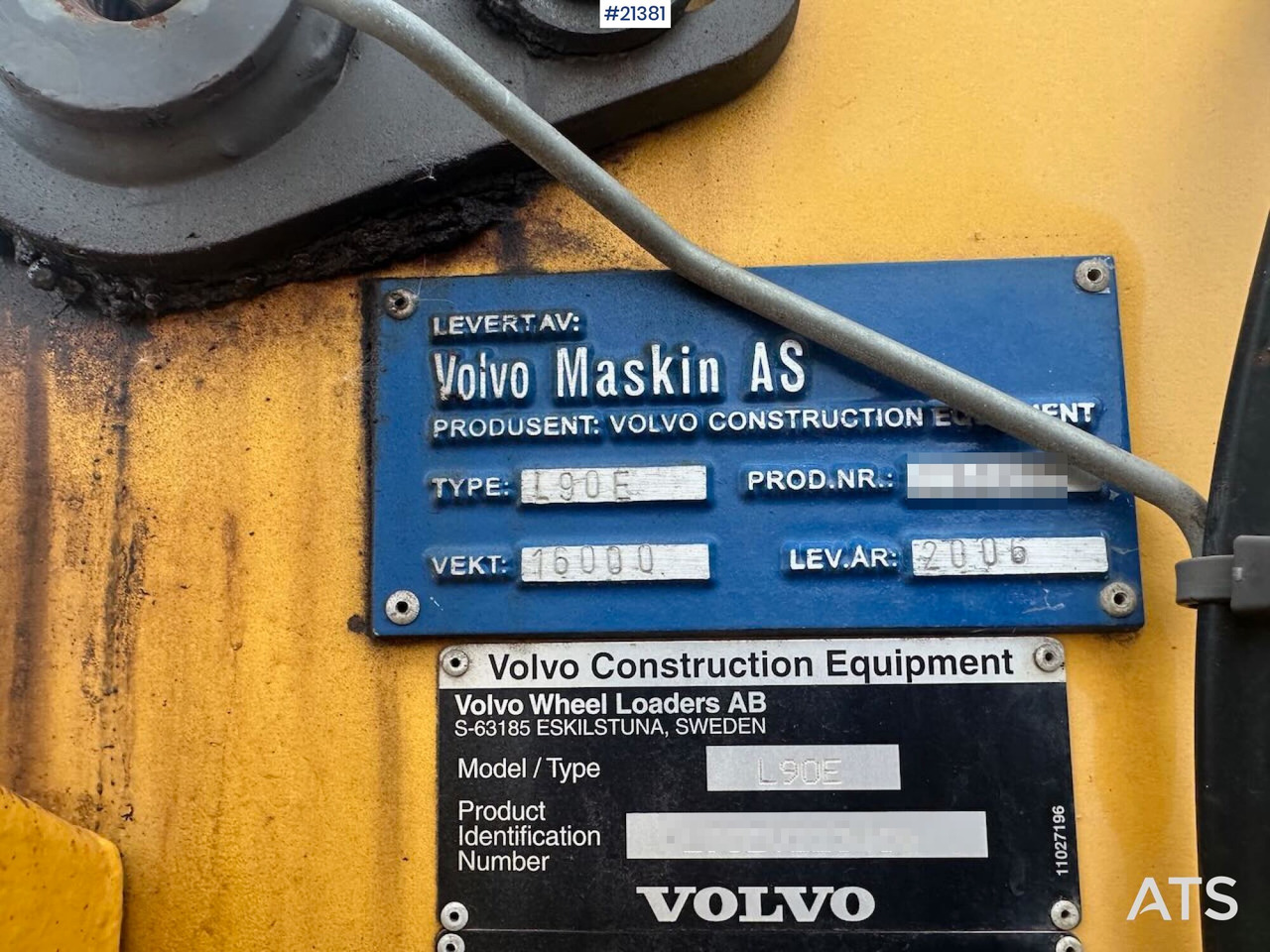 Volvo L90E hjullaster. SE VIDEO в лизинг Volvo L90E hjullaster. SE VIDEO: фото 23