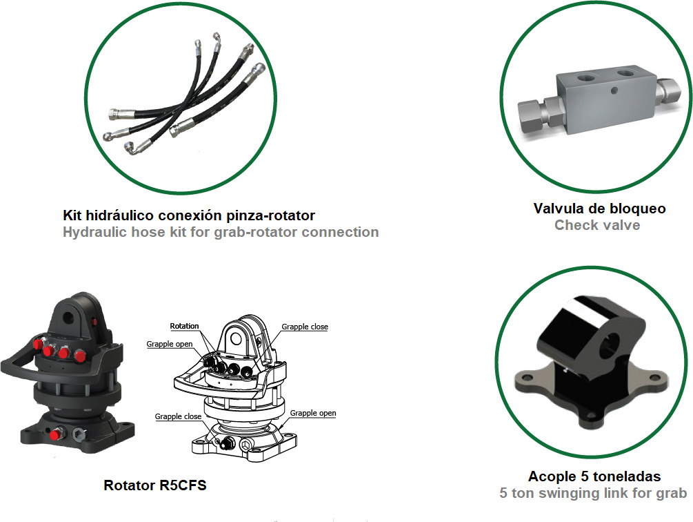 Agricultural grab PAF-10 - Грейфер для Кранов-манипуляторов: фото 4 Agricultural grab PAF-10 - Грейфер для Кранов-манипуляторов: фото 4