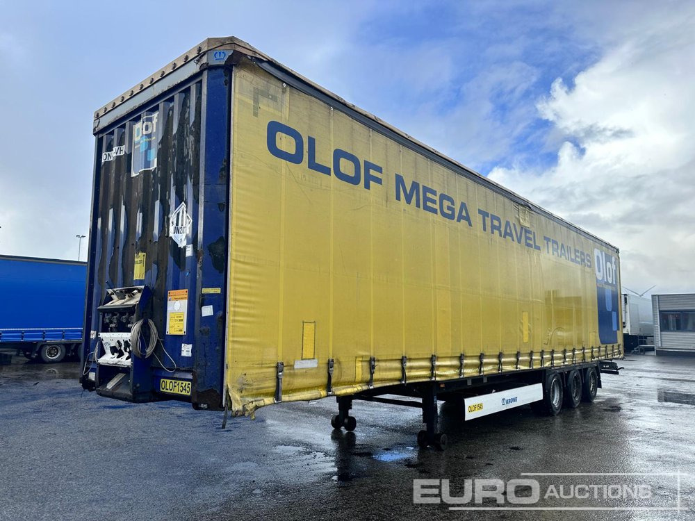 2015 Krone Mega Liner, Curtainsider, 3 Axle (Dutch Reg. Docs) - Тентованный полуприцеп: фото 1 2015 Krone Mega Liner, Curtainsider, 3 Axle (Dutch Reg. Docs) - Тентованный полуприцеп: фото 1