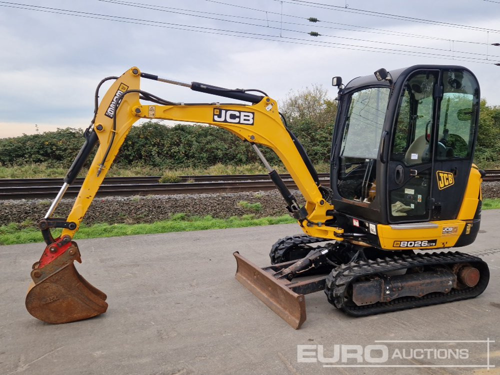 2017 JCB 8026 - Мини-экскаватор: фото 1 2017 JCB 8026 - Мини-экскаватор: фото 1