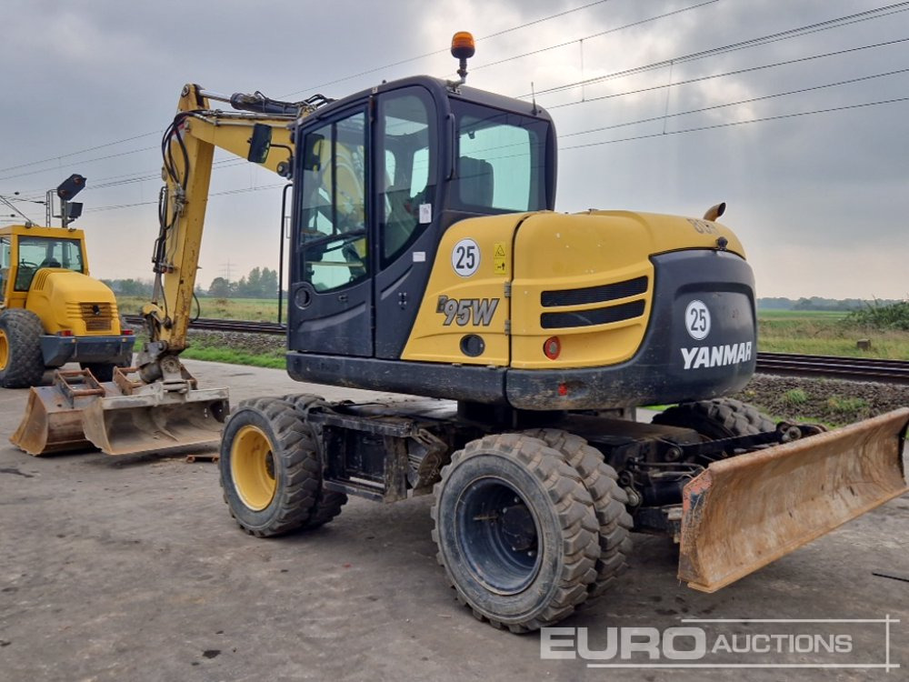 2017 Yanmar B95W - Колёсный экскаватор: фото 3 2017 Yanmar B95W - Колёсный экскаватор: фото 3