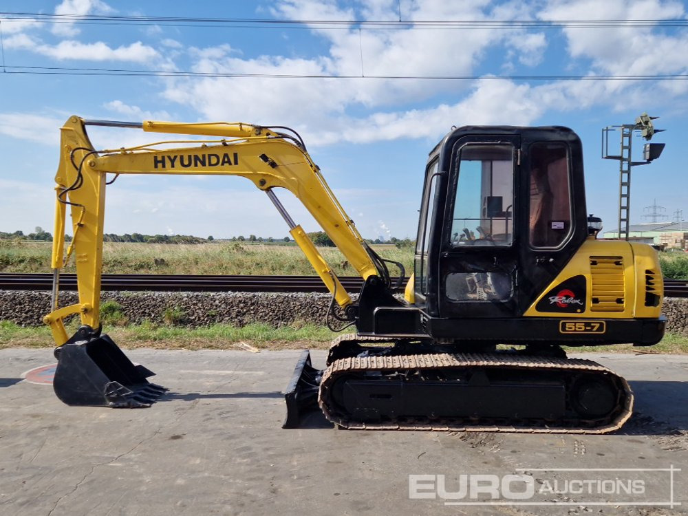 Hyundai R55-7 - Мини-экскаватор: фото 2 Hyundai R55-7 - Мини-экскаватор: фото 2