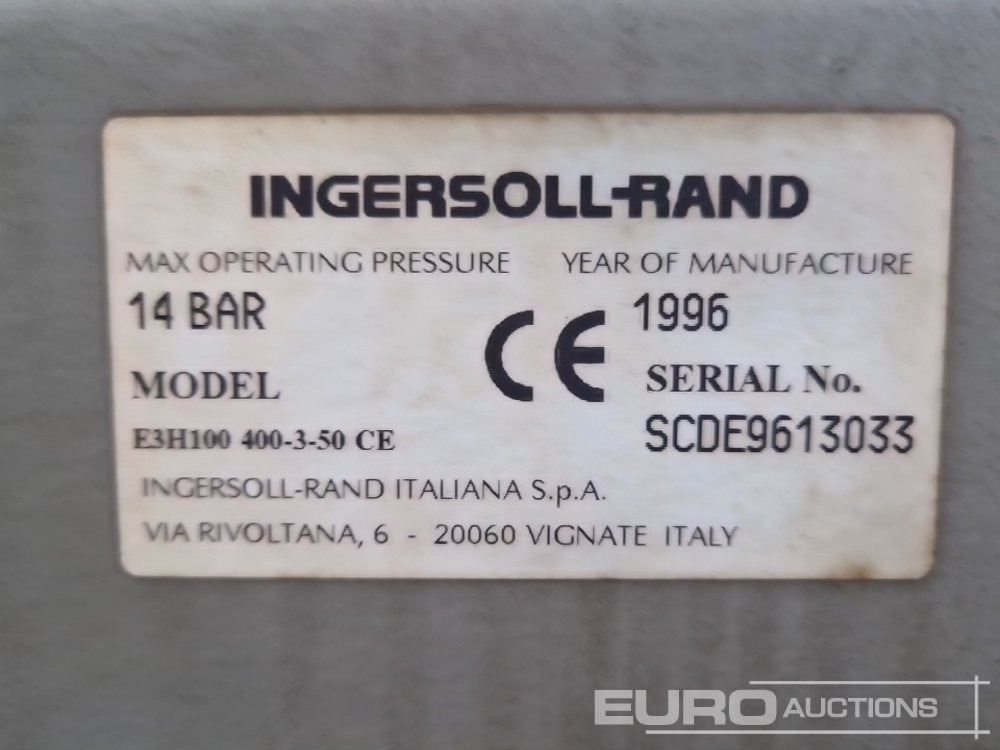 Воздушный компрессор Ingersoll Rand Static Workshop Compressor: фото 9 Воздушный компрессор Ingersoll Rand Static Workshop Compressor: фото 9