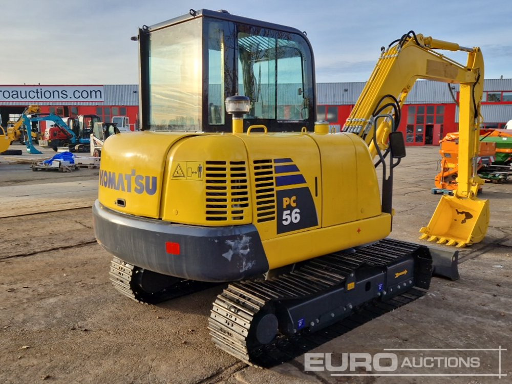 Komatsu PC56-7 - Мини-экскаватор: фото 5 Komatsu PC56-7 - Мини-экскаватор: фото 5