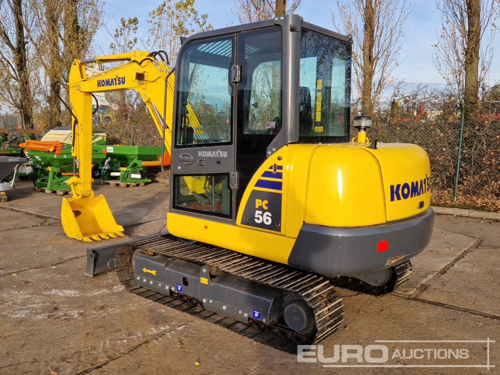 Komatsu PC56-7 - Мини-экскаватор: фото 3 Komatsu PC56-7 - Мини-экскаватор: фото 3