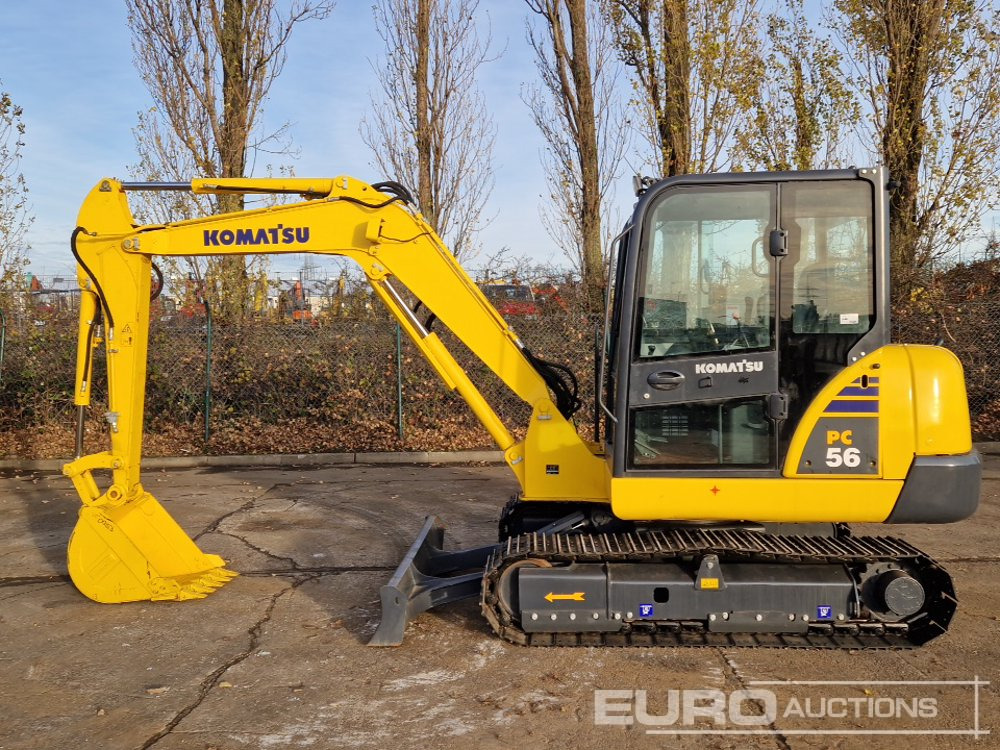 Komatsu PC56-7 - Мини-экскаватор: фото 2 Komatsu PC56-7 - Мини-экскаватор: фото 2