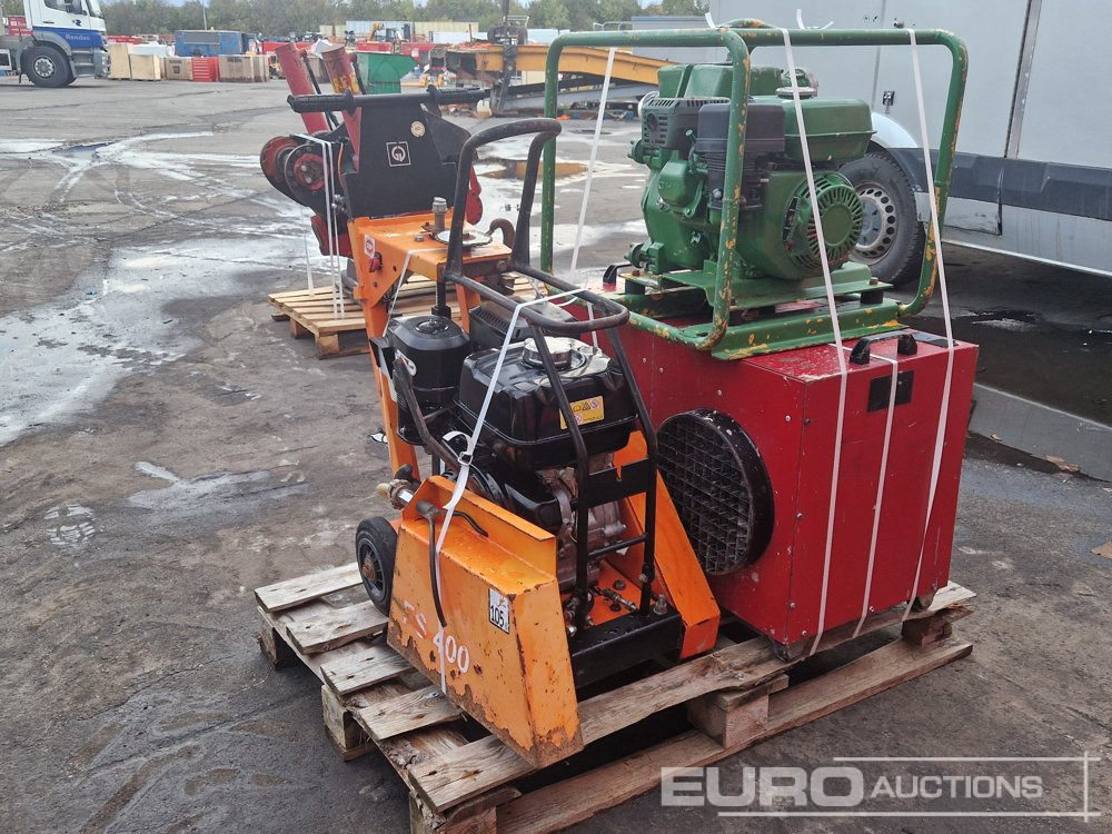 Pallet of asphalt saw, Electric Space Heater (2 of) Wacker water Pump - Строительное оборудование: фото 1 Pallet of asphalt saw, Electric Space Heater (2 of) Wacker water Pump - Строительное оборудование: фото 1