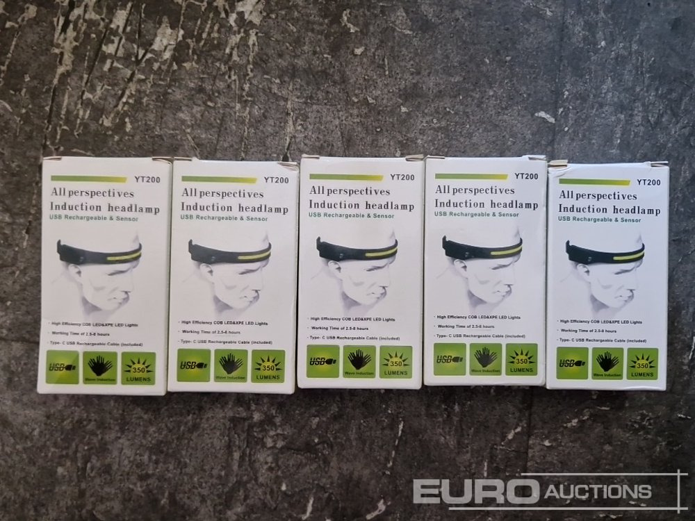 Unused LED Rechargable Mechanic Headlamps (5 of) - Строительное оборудование: фото 2 Unused LED Rechargable Mechanic Headlamps (5 of) - Строительное оборудование: фото 2