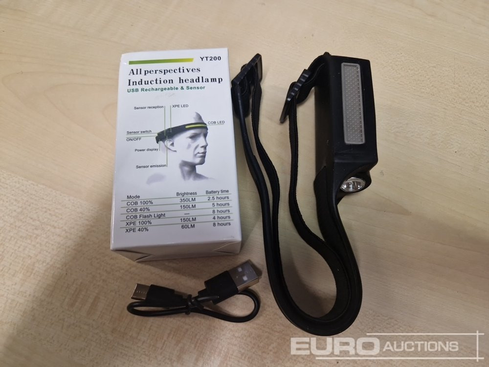 Unused LED Rechargable Mechanic Headlamps (5 of) - Строительное оборудование: фото 1 Unused LED Rechargable Mechanic Headlamps (5 of) - Строительное оборудование: фото 1
