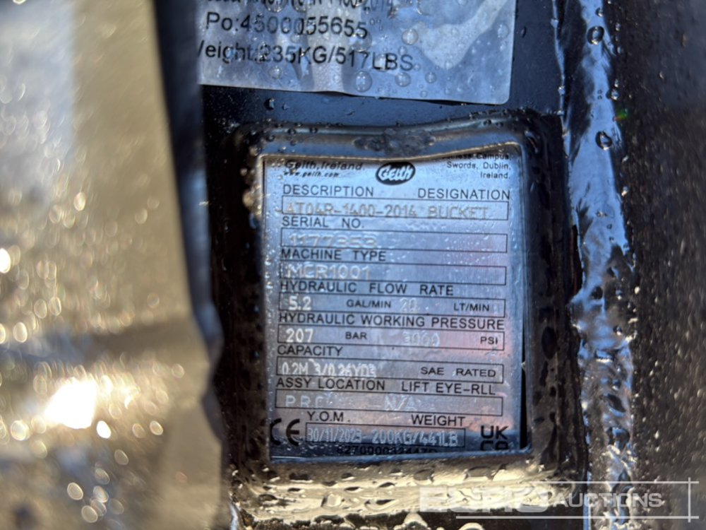 2023 Geith AT04R-1400-2014 - Ковш: фото 5 2023 Geith AT04R-1400-2014 - Ковш: фото 5