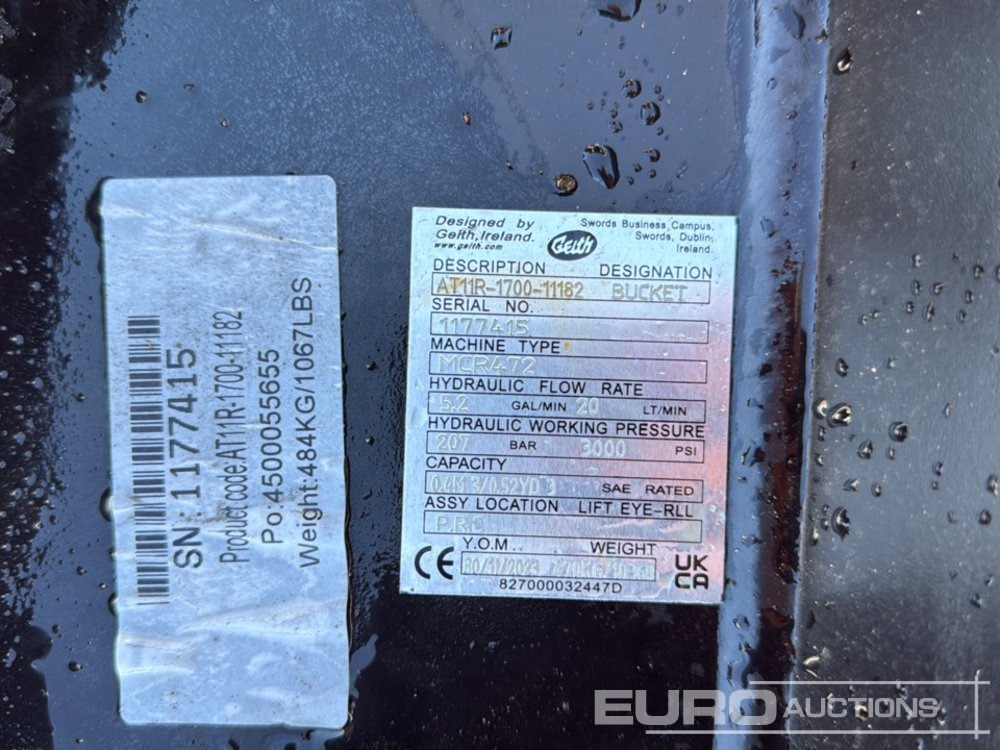 2023 Geith AT11R-1700-11182 - Ковш: фото 5 2023 Geith AT11R-1700-11182 - Ковш: фото 5