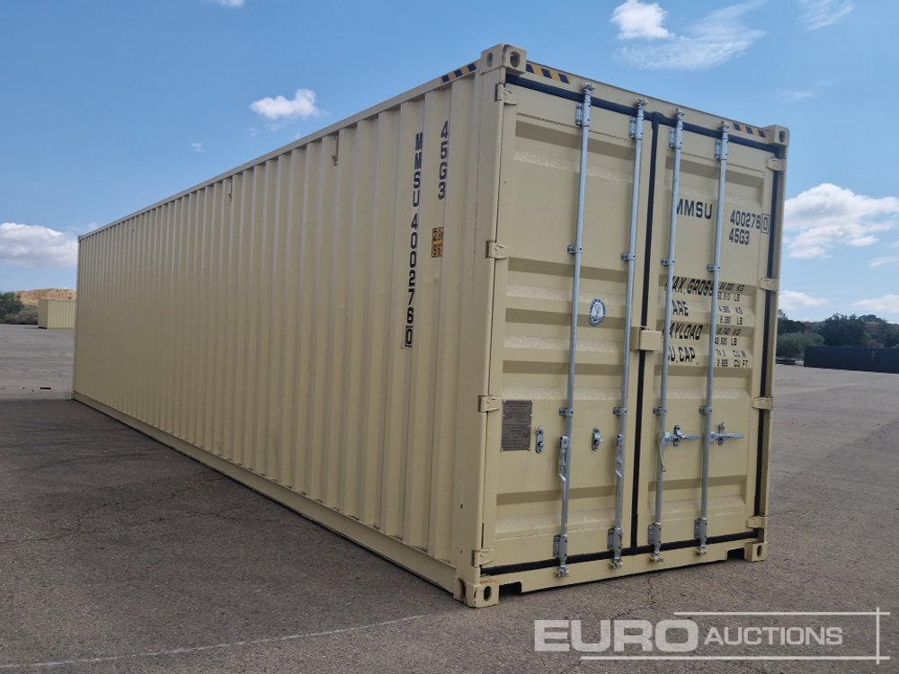 2025 40' HQ Container, One Side Multi Door, 4 Doors / Contenedor - Морской контейнер: фото 4 2025 40' HQ Container, One Side Multi Door, 4 Doors / Contenedor - Морской контейнер: фото 4
