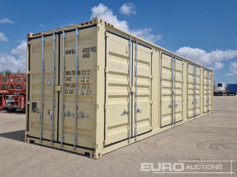2025 40' HQ Container, One Side Multi Door, 4 Doors / Contenedor - Морской контейнер: фото 1 2025 40' HQ Container, One Side Multi Door, 4 Doors / Contenedor - Морской контейнер: фото 1