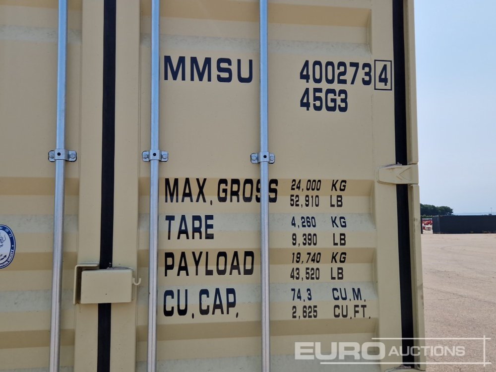 2025 40' HQ Container, One Side Multi Door, 4 Doors / Contenedor - Морской контейнер: фото 5 2025 40' HQ Container, One Side Multi Door, 4 Doors / Contenedor - Морской контейнер: фото 5