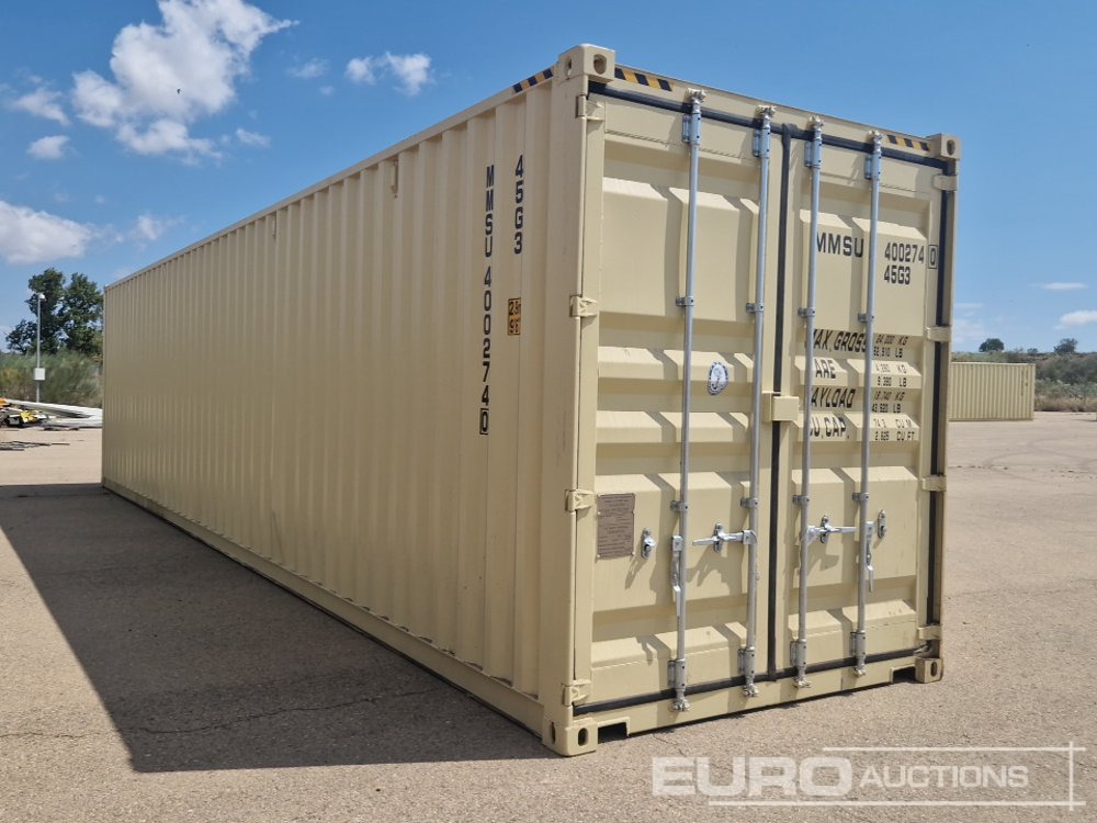 2025 40' HQ Container, One Side Multi Door, 4 Doors / Contenedor - Морской контейнер: фото 4 2025 40' HQ Container, One Side Multi Door, 4 Doors / Contenedor - Морской контейнер: фото 4