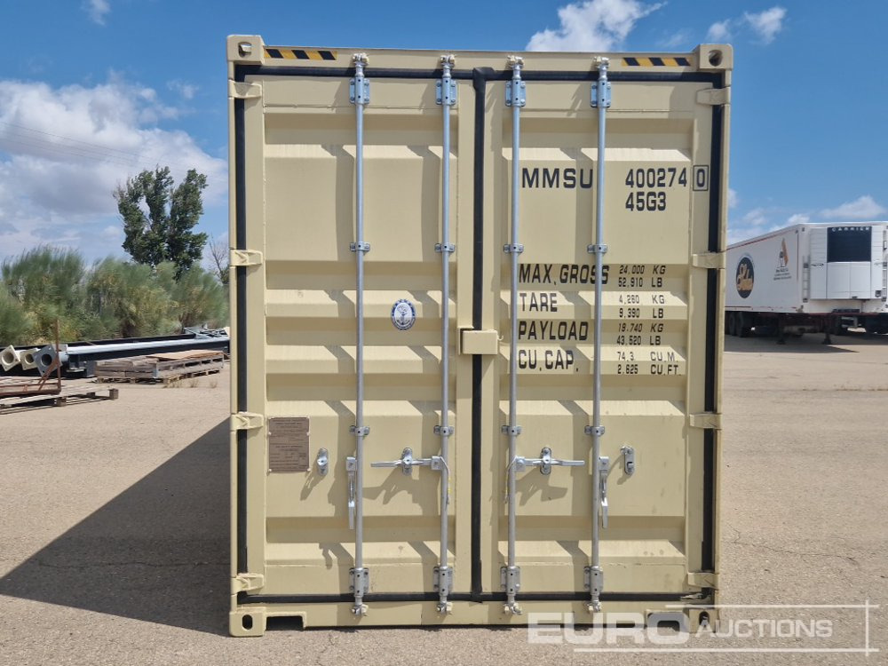 2025 40' HQ Container, One Side Multi Door, 4 Doors / Contenedor - Морской контейнер: фото 5 2025 40' HQ Container, One Side Multi Door, 4 Doors / Contenedor - Морской контейнер: фото 5