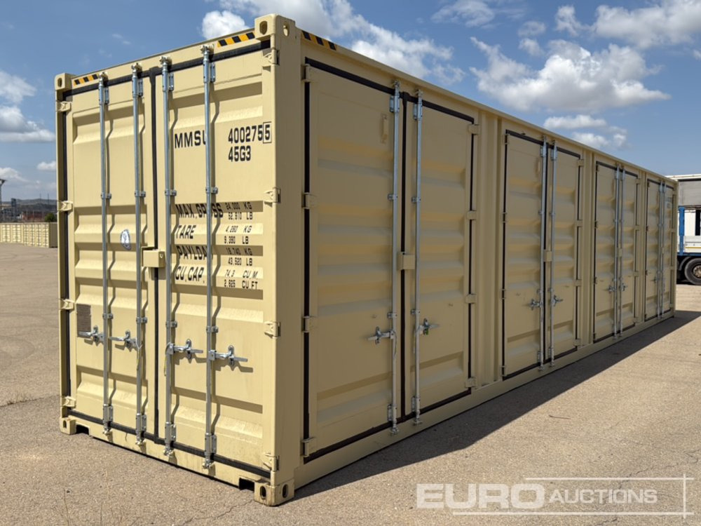 2025 40' HQ Container, One Side Multi Door, 4 Doors / Contenedor - Морской контейнер: фото 2 2025 40' HQ Container, One Side Multi Door, 4 Doors / Contenedor - Морской контейнер: фото 2