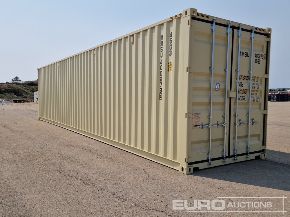 2025 40' HQ Container, One Side Multi Door, 4 Doors / Contenedor - Морской контейнер: фото 4 2025 40' HQ Container, One Side Multi Door, 4 Doors / Contenedor - Морской контейнер: фото 4