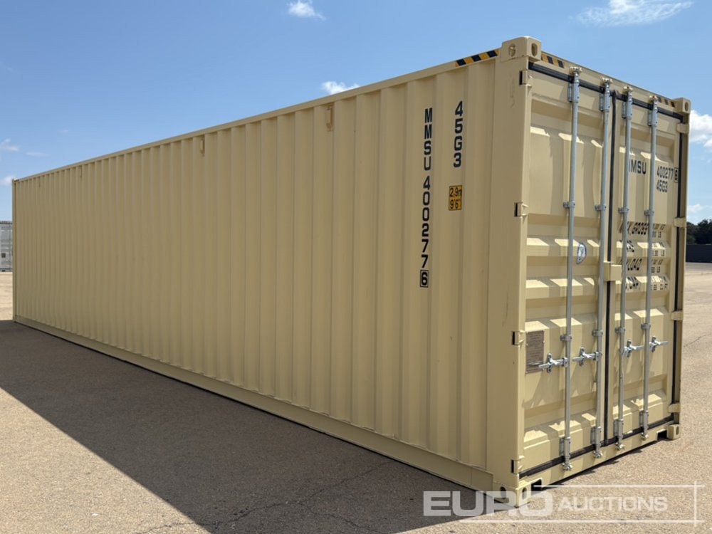 2025 40' HQ Container, One Side Multi Door, 4 Doors / Contenedor - Морской контейнер: фото 4 2025 40' HQ Container, One Side Multi Door, 4 Doors / Contenedor - Морской контейнер: фото 4