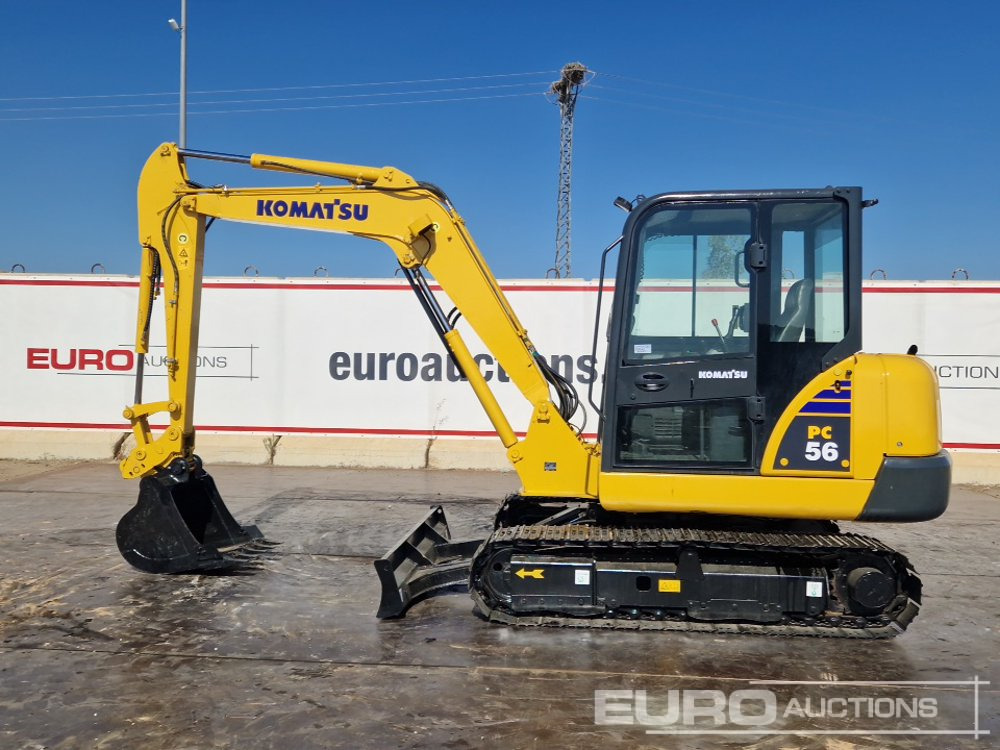 Komatsu PC56-7 - Мини-экскаватор: фото 2 Komatsu PC56-7 - Мини-экскаватор: фото 2