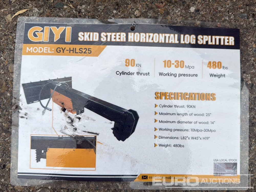 Unused 2025 GIYI GY-HLS25 - Навесное оборудование для Экскаваторов: фото 5 Unused 2025 GIYI GY-HLS25 - Навесное оборудование для Экскаваторов: фото 5