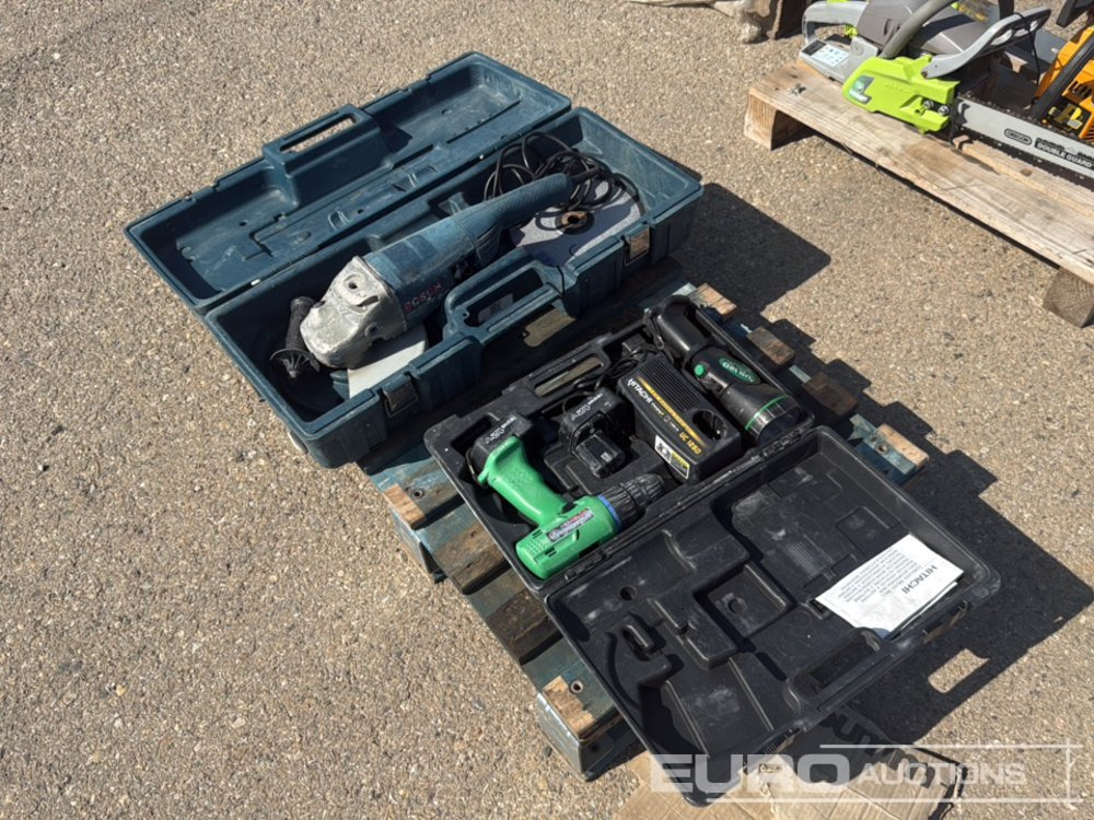 Pallet of (Hitachi) Cordless Drill & 230mm (Bosh) Angle Grinder - Строительное оборудование: фото 3 Pallet of (Hitachi) Cordless Drill & 230mm (Bosh) Angle Grinder - Строительное оборудование: фото 3