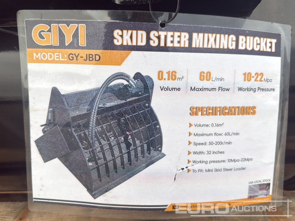 Unused 2025 GIYI GY-JBD - Ковш: фото 5 Unused 2025 GIYI GY-JBD - Ковш: фото 5