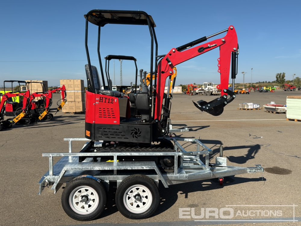 Unused 2025 JPC HT12 - Мини-экскаватор: фото 2 Unused 2025 JPC HT12 - Мини-экскаватор: фото 2