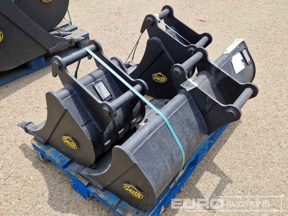 Unused Geith G03R-1200 48" Ditching Bucket, H03-0300 12" Digging Bucket, H03-450 18" Digging Bucket 40mm Pin to suit Mini Excavator / Conjunto Cazos - Ковш: фото 2 Unused Geith G03R-1200 48" Ditching Bucket, H03-0300 12" Digging Bucket, H03-450 18" Digging Bucket 40mm Pin to suit Mini Excavator / Conjunto Cazos - Ковш: фото 2