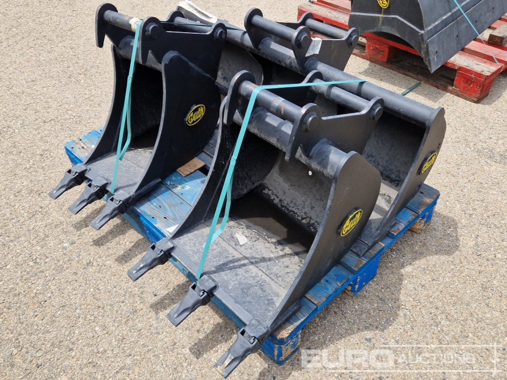 Unused Geith G03R-1200 48" Ditching Bucket, H03-0300 12" Digging Bucket, H03-450 18" Digging Bucket 40mm Pin to suit Mini Excavator / Conjunto Cazos - Ковш: фото 3 Unused Geith G03R-1200 48" Ditching Bucket, H03-0300 12" Digging Bucket, H03-450 18" Digging Bucket 40mm Pin to suit Mini Excavator / Conjunto Cazos - Ковш: фото 3