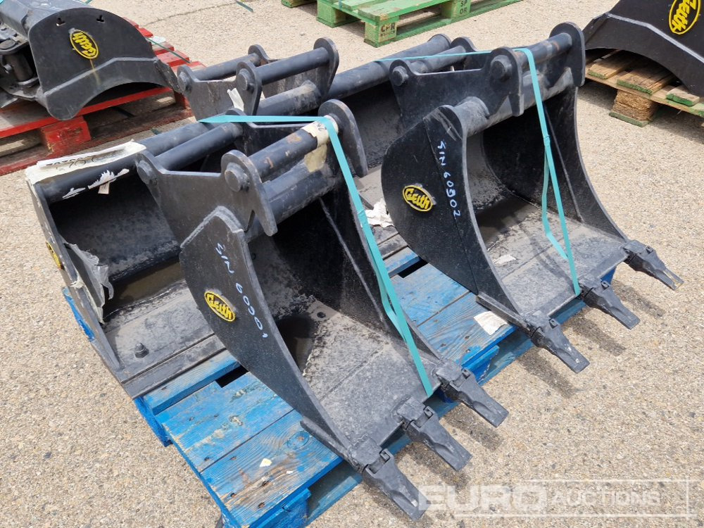 Unused Geith G03R-1200 48" Ditching Bucket, H03-0300 12" Digging Bucket, H03-450 18" Digging Bucket 40mm Pin to suit Mini Excavator / Conjunto Cazos - Ковш: фото 4 Unused Geith G03R-1200 48" Ditching Bucket, H03-0300 12" Digging Bucket, H03-450 18" Digging Bucket 40mm Pin to suit Mini Excavator / Conjunto Cazos - Ковш: фото 4
