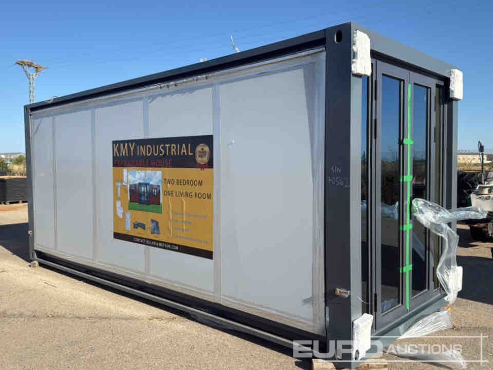 Unused KMY Industrial Expandable Container House, Two Bedrooms, One Living Room With Shower Room, Wash Basin, Toilet, L-Shaped Cabinet Unfolded Size: L5800*W6300*H2480mm / Casa Contenedor - Морской контейнер: фото 1 Unused KMY Industrial Expandable Container House, Two Bedrooms, One Living Room With Shower Room, Wash Basin, Toilet, L-Shaped Cabinet Unfolded Size: L5800*W6300*H2480mm / Casa Contenedor - Морской контейнер: фото 1
