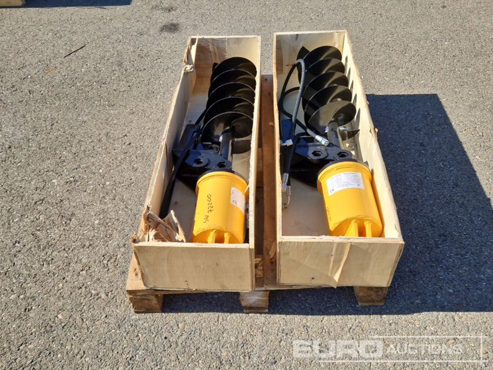 Unused KV200 Auger to suit Mini Excavator (2 of) / Ahoyador (2 of) - Бур для Мини-экскаваторов: фото 4 Unused KV200 Auger to suit Mini Excavator (2 of) / Ahoyador (2 of) - Бур для Мини-экскаваторов: фото 4