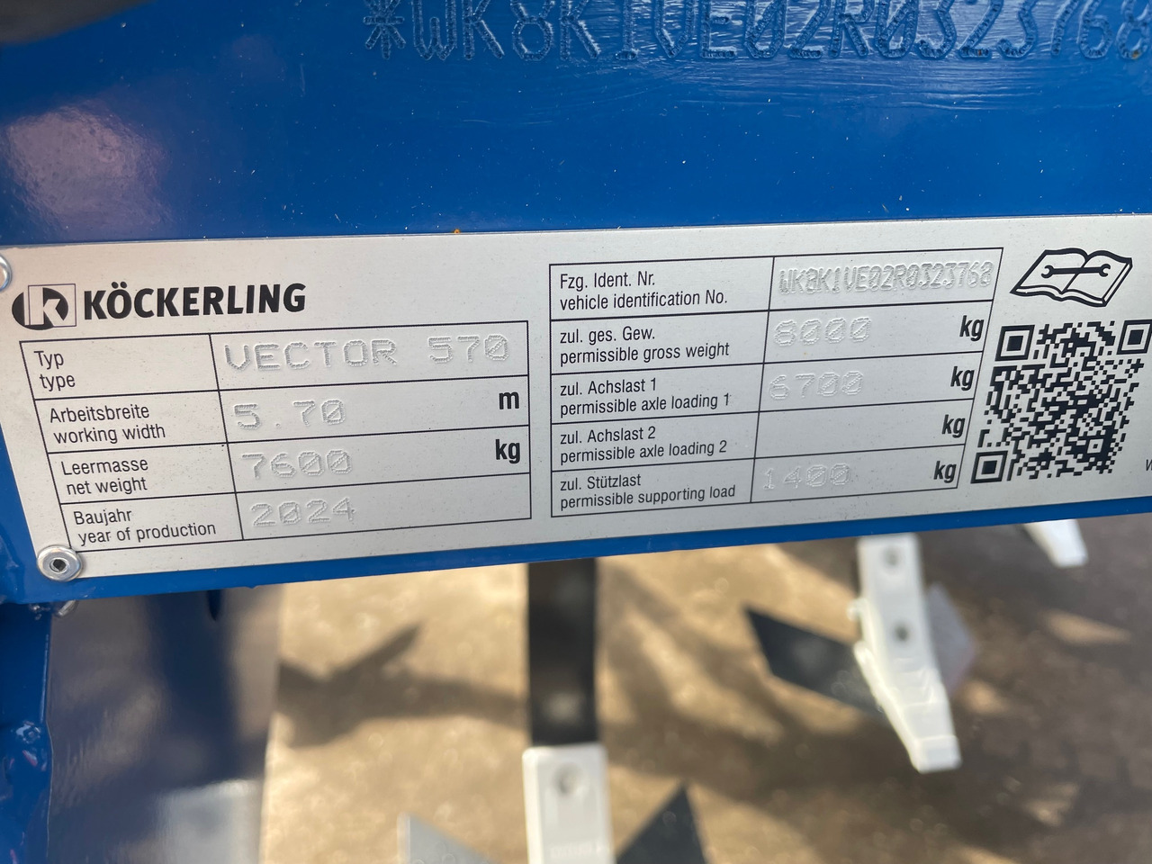 Köckerling Vector 570 - Культиватор: фото 2 Köckerling Vector 570 - Культиватор: фото 2