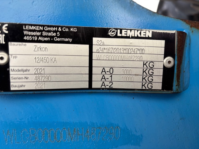 Lemken Solitair 9 KA / 450-DS 125 - Сеялка: фото 2 Lemken Solitair 9 KA / 450-DS 125 - Сеялка: фото 2