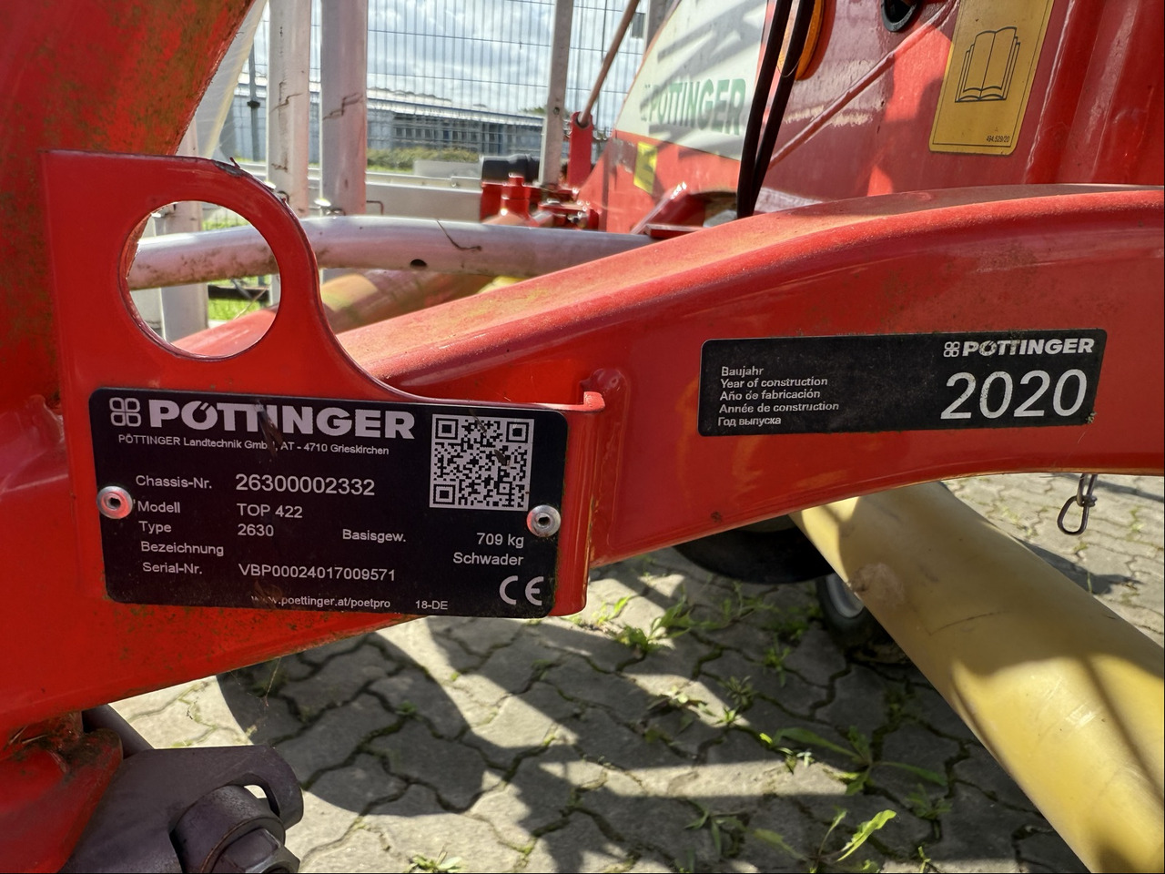 Pöttinger TOP 422 Einkreiselschwader - Сеноворошилка: фото 2 Pöttinger TOP 422 Einkreiselschwader - Сеноворошилка: фото 2