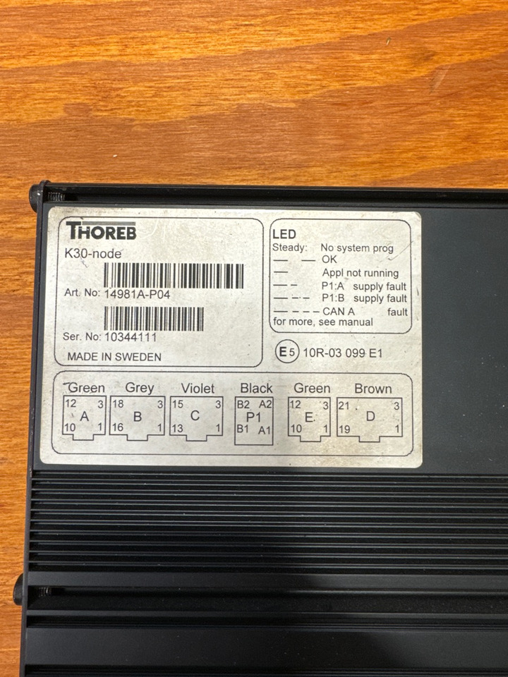 THOREB K30 NODE 14981A P04 - Электрическая система для Грузовиков: фото 2 THOREB K30 NODE 14981A P04 - Электрическая система для Грузовиков: фото 2