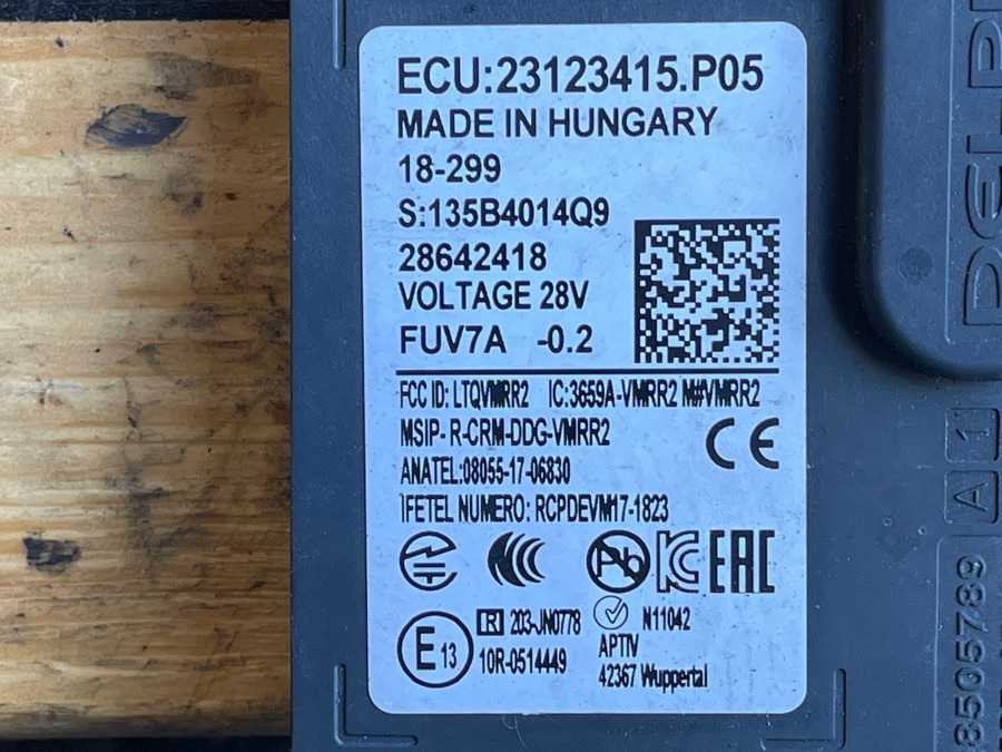 VOLVO RADAR / SENSOR 23149606 - Электрическая система для Грузовиков: фото 3 VOLVO RADAR / SENSOR 23149606 - Электрическая система для Грузовиков: фото 3