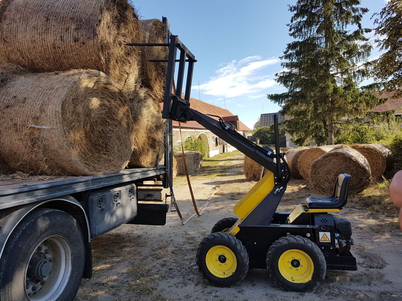 Новый Мини-погрузчик с бортовым поворотом Tur Poland Radlader Mini loader Mini Hoflader N 520: фото 19