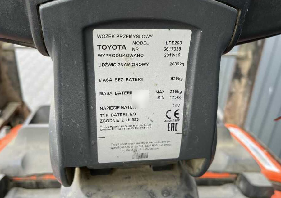 BT LPE200 - Тележка: фото 4 BT LPE200 - Тележка: фото 4