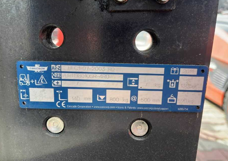 Захват для Погрузочно-разгрузочной техники Cascade UEC-07-2003 R0, Kartonklammer: фото 6 Захват для Погрузочно-разгрузочной техники Cascade UEC-07-2003 R0, Kartonklammer: фото 6