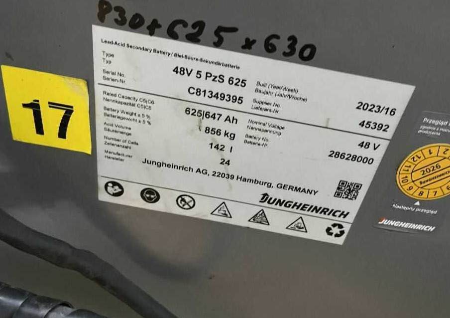 Jungheinrich EFG216k - Электропогрузчик: фото 5 Jungheinrich EFG216k - Электропогрузчик: фото 5