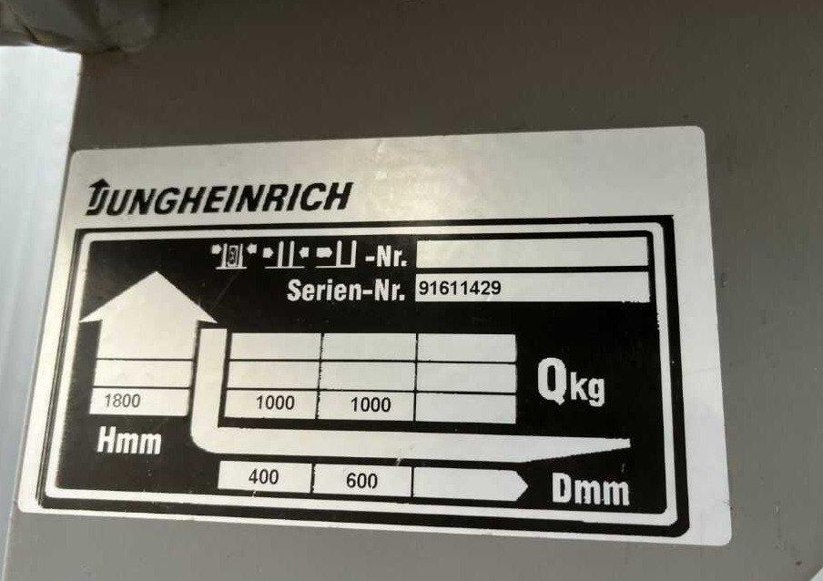 Jungheinrich EKS110 в лизинг Jungheinrich EKS110: фото 7 Jungheinrich EKS110 в лизинг Jungheinrich EKS110: фото 7