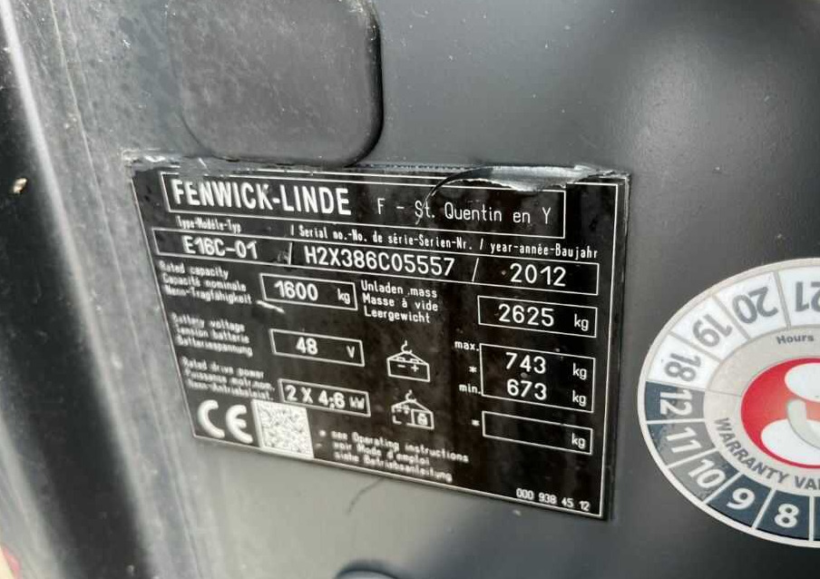 Linde E16C-01 - Электропогрузчик: фото 4 Linde E16C-01 - Электропогрузчик: фото 4