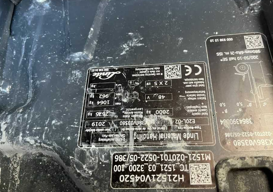 Linde E20L-02 - Электропогрузчик: фото 4 Linde E20L-02 - Электропогрузчик: фото 4